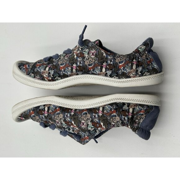 Bobs From Skechers memory foam Womans Sz 10 Western Cowboy Cats Sneakers Slip on - Picture 10 of 11